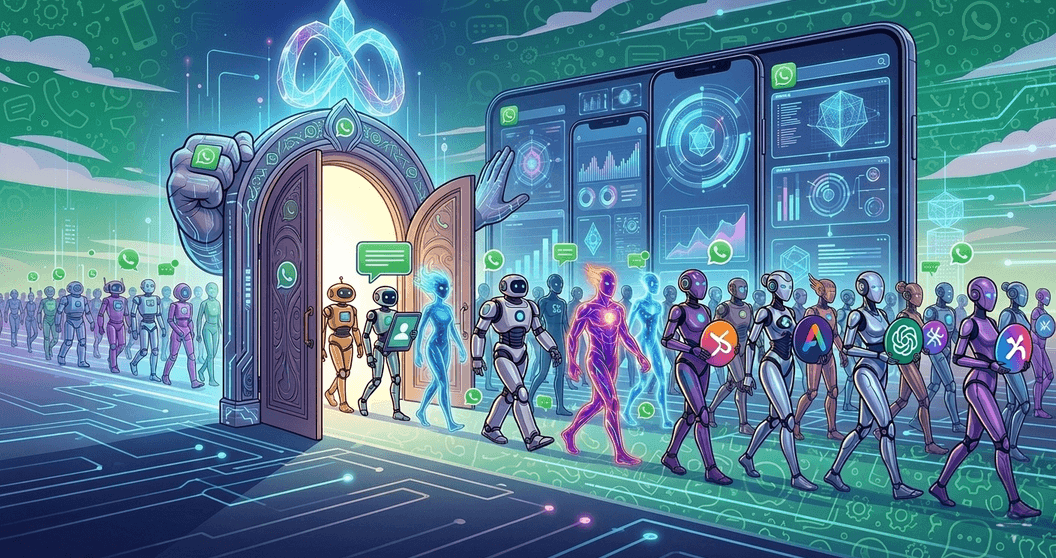 Meta, WhatsApp’ta Rakip Yapay Zekâlara Kapıyı Açıyor