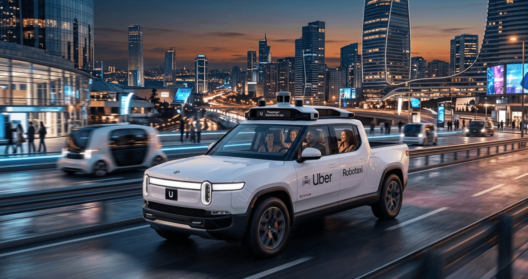 Uber ve Rivian, 1,25 Milyar Dolarlık Robotaksi Ortaklığı Kurdu